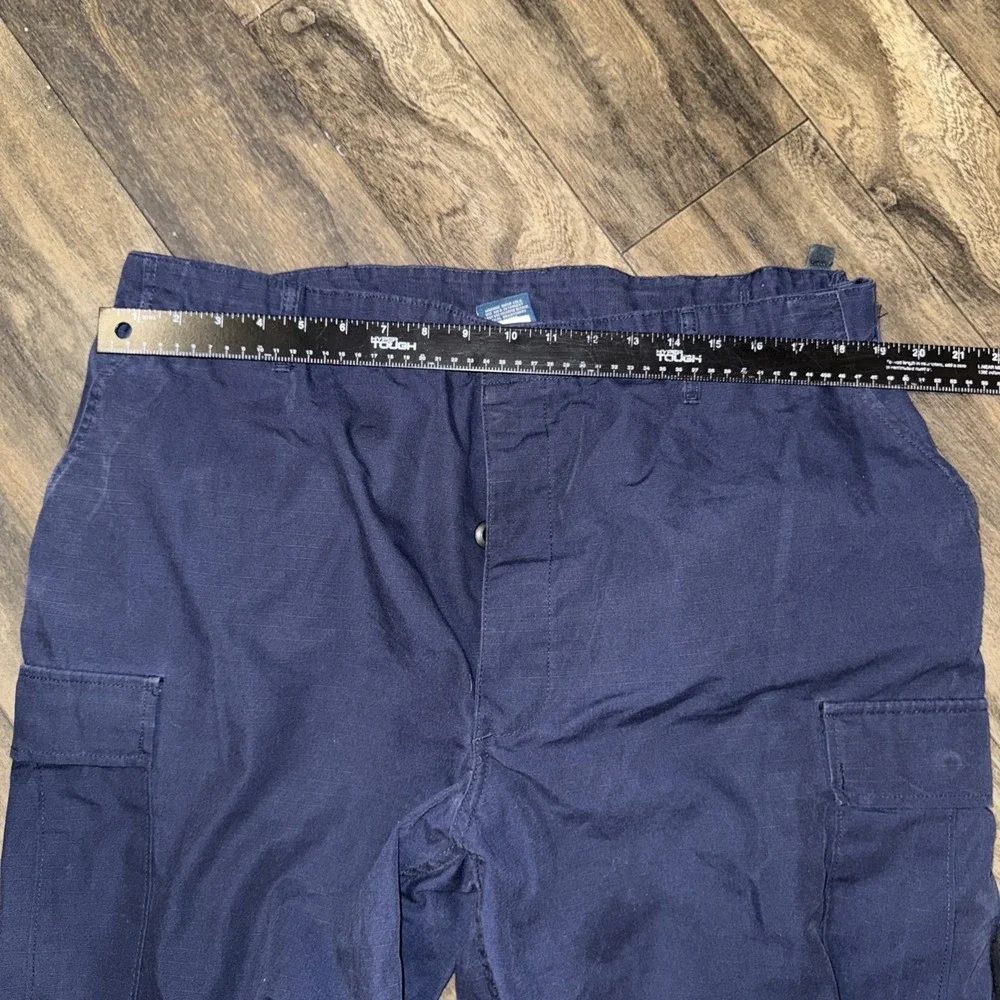 PROPPER Tactical Pants Cargo Utility Ripstop Adjustable Men's Sz XL/L Navy Blue